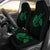 Anchor Green Poly Tribal Car Seat Covers - Polynesian Pride