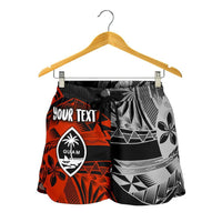 Guam Polynesian Personalised Women's Shorts - Vintage Polynesian - Polynesian Pride