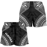 Hawaii Women's Shorts - Polynesian Chief Black Version - Polynesian Pride