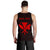 Hawaii Kakau Polynesian Kanaka Map Personalized Men's Tank Top - Red - Polynesian Pride