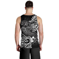 Polynesian Men's Tank Top - White Shark Polynesian Tattoo - Polynesian Pride