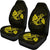 Anchor Yellow Poly Tribal Car Seat Covers Universal Fit Yellow - Polynesian Pride