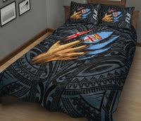 Fiji Quilt Bed Set - Fiji In Me (Blue) - Polynesian Pride