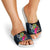 Tuvalu Polynesian Custom Personalised Slide Sandals - Tropical Flower - Polynesian Pride