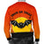 Halloween Bats Sweater - Polynesia Orange Version - Polynesian Pride