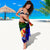Tahiti Sarong - Tropical Leaf Rainbow Color - Polynesian Pride