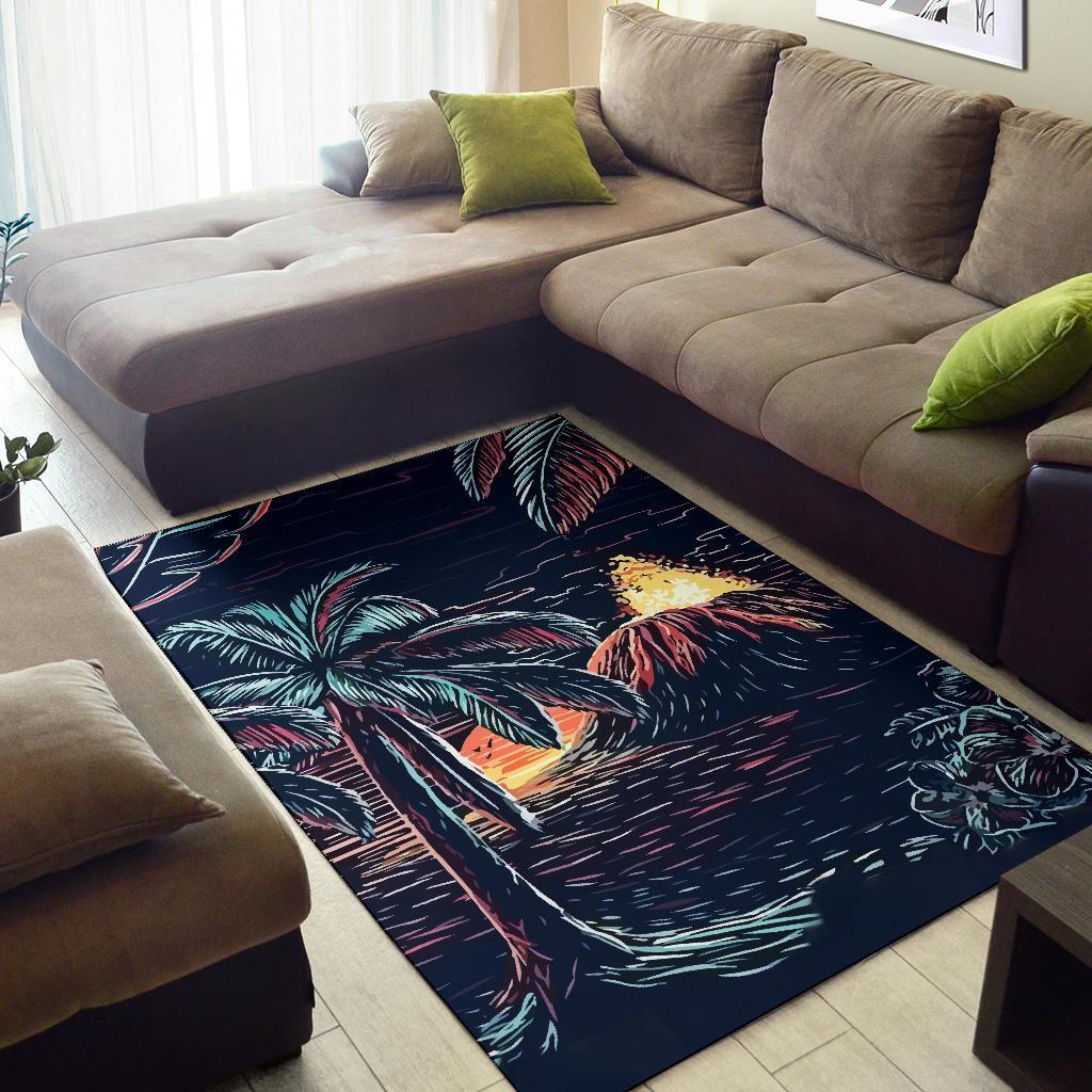 Night On The Land Area Rug AH - Polynesian Pride