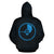 Yap Custom Zip up Hoodie Micronesia Yapese Warrior Blue - Polynesian Pride