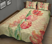 Beautiful Flower Quilt Bed Set - Polynesian Pride