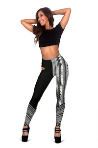 Samoa Flowers Polynesian Women's Leggings - Polynesian Pride
