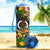 Vanuatu Custom Personalised Hydro Tracking Bottle - Seal Spiral Polynesian Patterns - Polynesian Pride