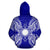 Marshall Islands Polynesian ll Over Hoodie Map Blue - Polynesian Pride