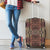 Polynesian Symmetry Brown Luggage Covers Brown - Polynesian Pride