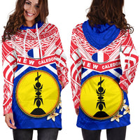 New Caledonia Rugby Hoodie Dress Polynesian - Polynesian Pride