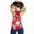 Samoa Polynesian Women Tank Top Map Red White - Polynesian Pride