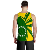 Cook Island Tank Top For Men Premium Style - Polynesian Pride