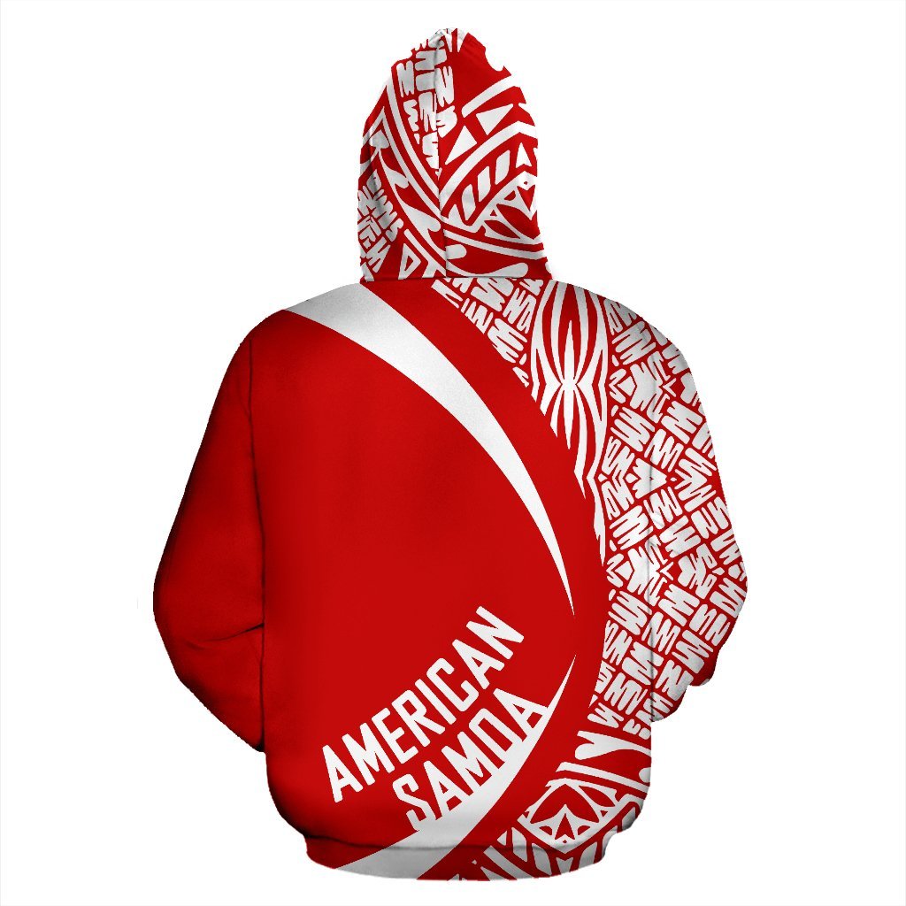 American Samoa Polynesian Hoodie Circle Style 01 - Polynesian Pride