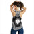 Northern Mariana Islands Women's Racerback Tank - Polynesian Chief Black Version - Polynesian Pride