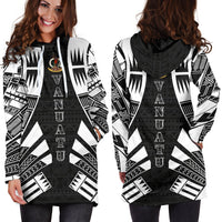 Vanuatu Hoodie Dress - Polynesian Tattoo Black - Polynesian Pride
