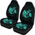 Anchor Turquoise Poly Tribal Car Seat Covers Universal Fit Turquoise - Polynesian Pride