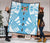 Fiji Premium Quilt - Fiji Coat Of Arms Polynesian White Tattoo (Blue) - Polynesian Pride