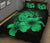 Hawaiian Map Turtle Hibiscus Polynesian Quilt Bedding Set - Pastel Green - Polynesian Pride