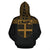 Fiji Polynesian Zip up Hoodie Gold - Polynesian Pride