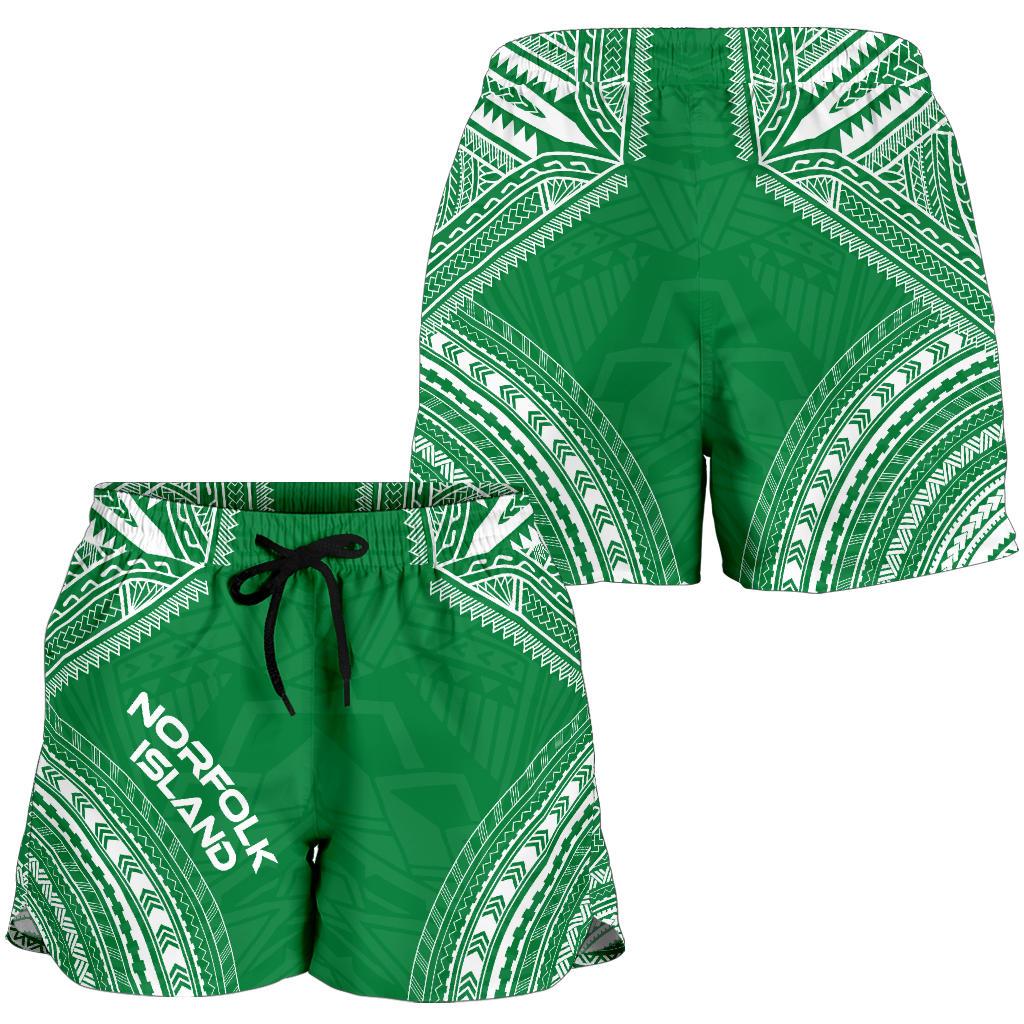 Norfolk Island Women's Shorts - Polynesian Chief Flag Version - Polynesian Pride