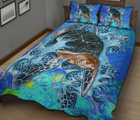 Turtle Cool Quilt Bed Set - Polynesian Pride