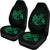 Anchor Green Poly Tribal Car Seat Covers Universal Fit Green - Polynesian Pride
