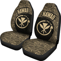 Hawaii Car Seat Cover - Hawaii Kanaka Maoli Map - 02 Th90 - Polynesian Pride