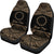 Cook Islands Polynesian Custom Personalised Peisonalised Car Seat Covers - Pride Gold Version - Polynesian Pride