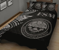 Federated States of Micronesia Quilt Bed Set - Federated States of Micronesia Seal Flash Version - Polynesian Pride