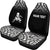 Hawaii Custom Personalised Car Seat Covers - Polynesian Warriors Tattoo Fog Black - Polynesian Pride