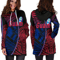 Guam Rugby Women Hoodie Dress Impressive Version - Polynesian Pride