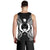 Pohnpei Polynesian Men Tank Top Map Black - Polynesian Pride