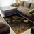 Hawaii Turtle Hibiscus Map Polynesian Area Rug AH - Polynesian Pride
