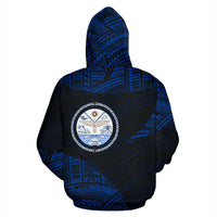 Marshall Islands Hoodie Marshall Islands Flag Seal Endless 02 - Polynesian Pride