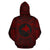 Papua New Guinea 1 ll Over Hoodie Papua New Guinea 1 Coat of rms Polynesian Red Black - Polynesian Pride