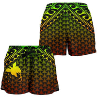 Polynesian Papua New Guinea Women's Shorts - Reggae Vintage Polynesian Patterns - Polynesian Pride