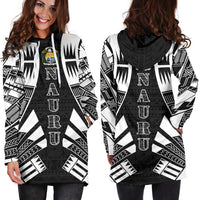 Nauru Hoodie Dress - Polynesian Tattoo Black - Polynesian Pride