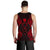 Pohnpei Polynesian Men Tank Top Map Red - Polynesian Pride