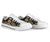 Wallis and Futuna Low Top Canvas Shoes - Gold Tentacle Turtle - Polynesian Pride