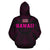 Polynesian Kamapuaa Flag of Hawaii Hoodie Pink Hawaiian Mythology Style - Polynesian Pride