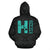 Polynesian Suffer Kanaka Warrior Hawaii Zip Hoodie Turquoise - Polynesian Pride