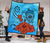 Hawaiian Map Kanaka Sea Turtle Seal Of Hawaii Hibiscus Plumeria Polynesian Quilt - Polynesian Pride
