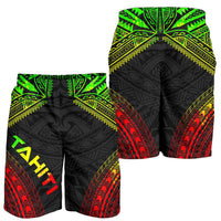 Tahiti Men's Shorts - Polynesian Chief Reggae Version - Polynesian Pride