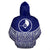 Yap Polynesian Hoodie Blue Pride Map nd Seal - Polynesian Pride