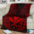 Polynesian Hawaii (Kanaka Maoli) Premium Blanket - Red Turtle Homeland - Polynesian Pride