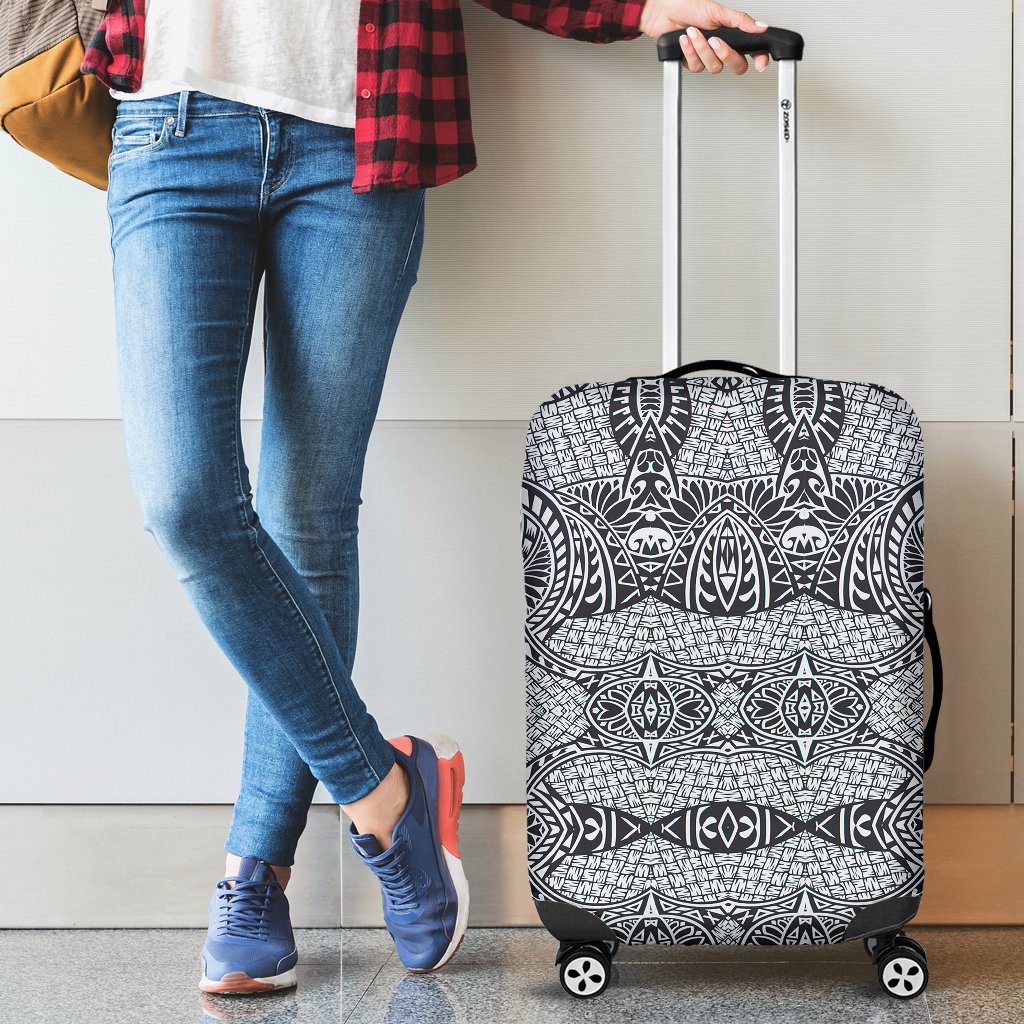 Polynesian Luggage Cover Black - Polynesian Pride